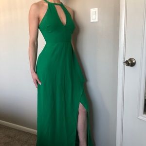 Lulu’s Keyhole Maxi Dress w/ Slit